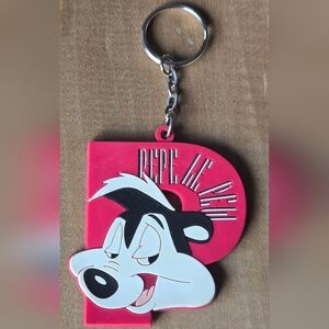 Vintage 1995 Pepe Le Pew key chain Applause